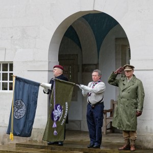 Standard Bearers Eddie Jones and Alan Lopez