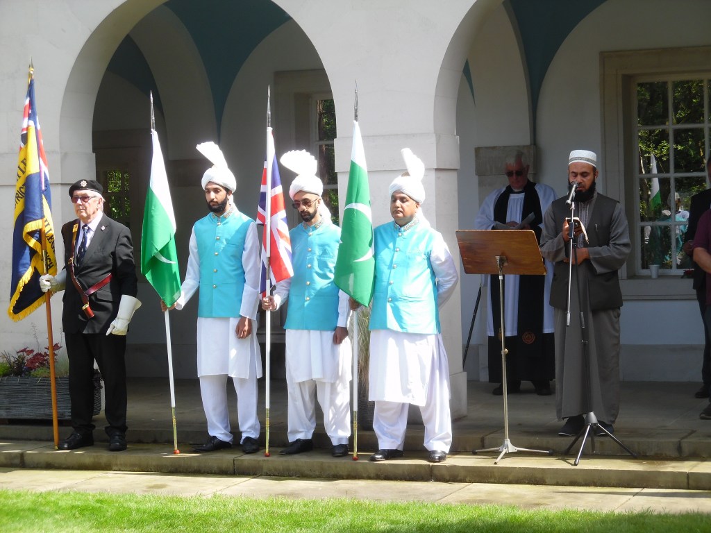 Imam Hafiz Hashmi leading prayers