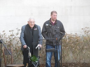 Padre Bert Steed and Treasurer Stephen Wood