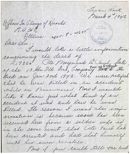 Private Maynard Allen Paul