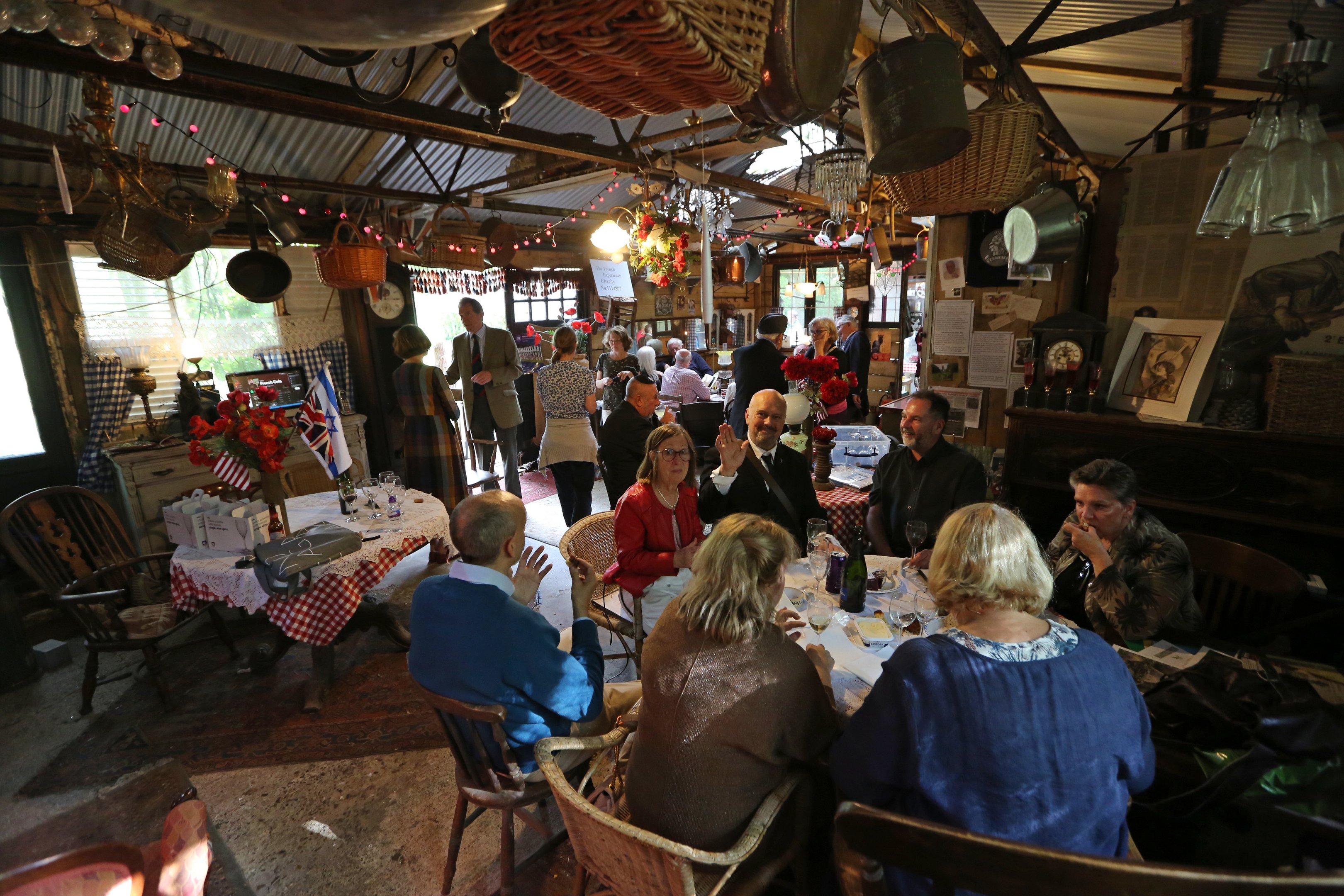 Refreshments in the Estaminet