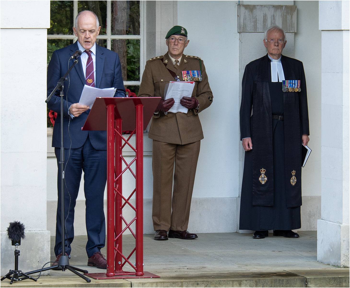 Paul McCue delivering the Individual Remembrance